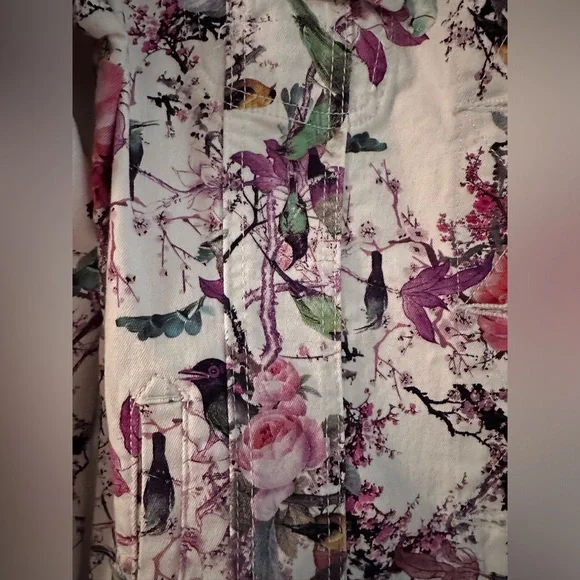 Patterned Denim Jacket - Picture 2 of 7